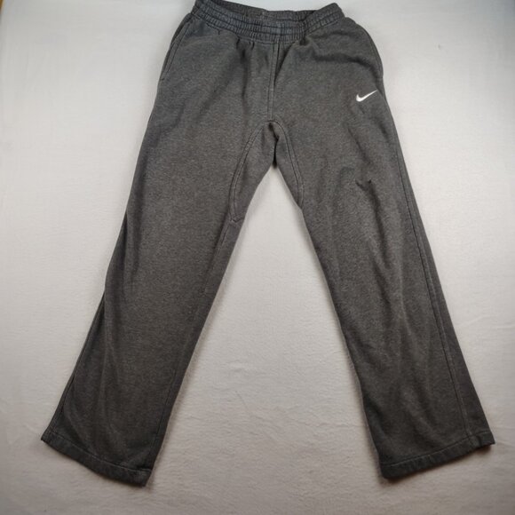 Nike Fleece Sweatpants Mens Small Gray Athletic - Picture 1 of 7